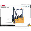 Storage Yard three wheel Electric industrial Forklift Truck in Narrow Aisle Lift Truck CE